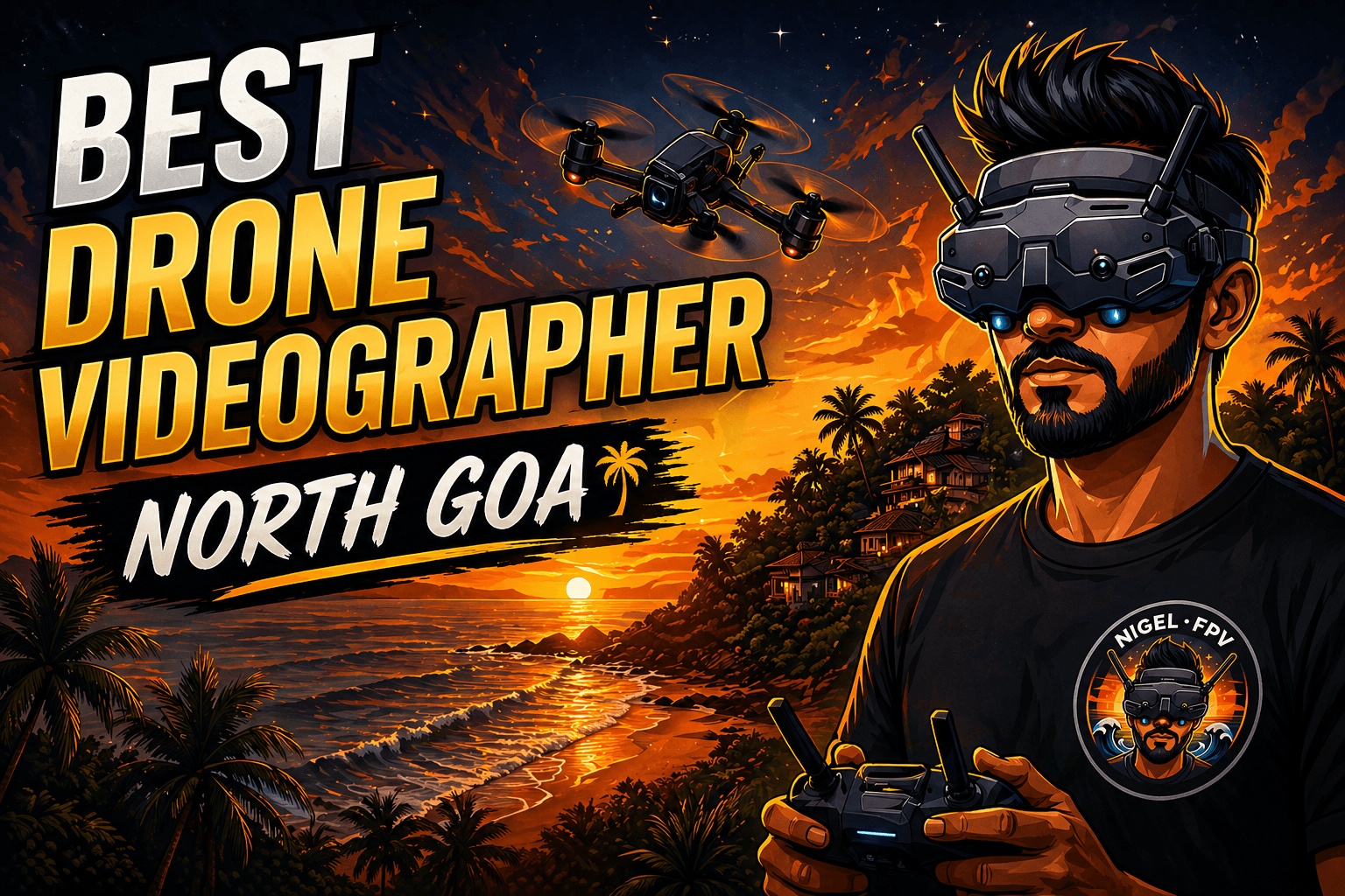 Best drone videographer in North Goa